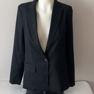 NWOT RW Black Blazer with Silver Threads